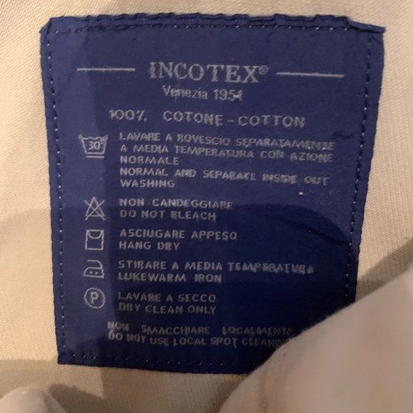 Incotex Men's pant twill in jean 5 pocket style. - Picture 5 of 8